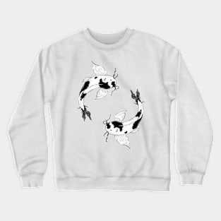 Koi Fish Manga Double Crewneck Sweatshirt